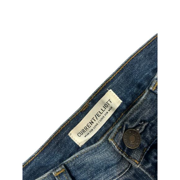 NWT Current/Elliott The Boyfriend Mason Wash
Distressed Jeans 27 Pima Cotton USA - Picture 5 of 8